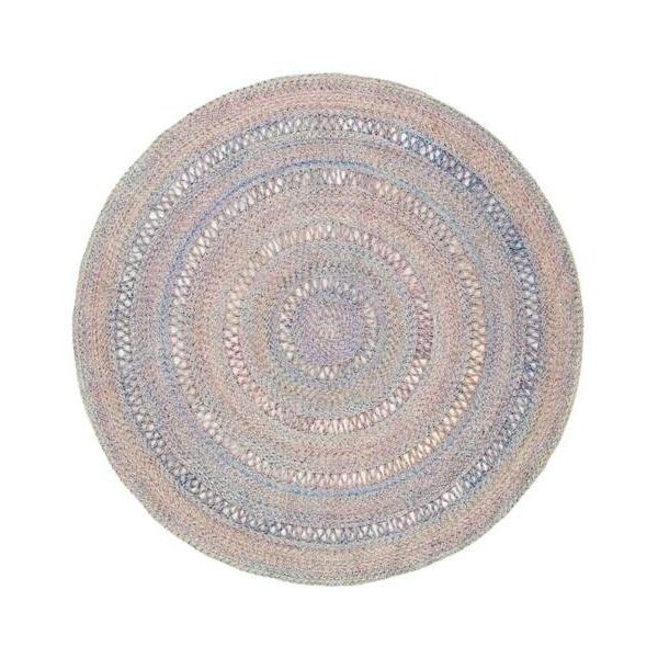 Safavieh 3 x 3 ft. Cape Cod Round Area Rug, Pink & Grey CAP221U-3R - main